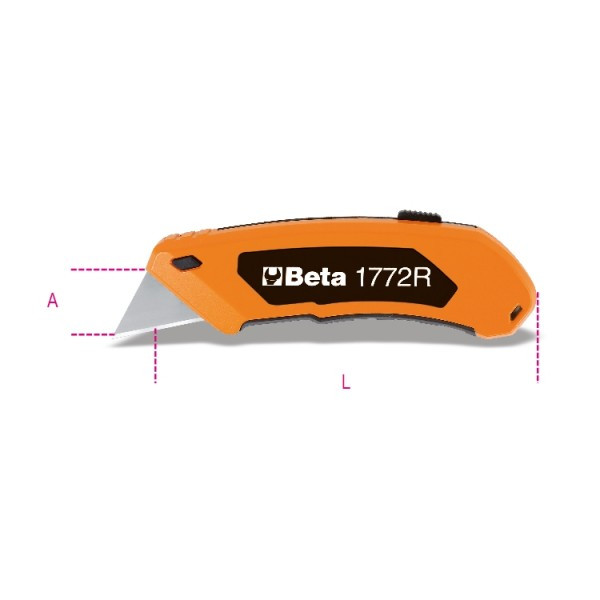 cutters - cutter-a-lame-trapezoidale-retractable - 017720006 - beta-tools - Tinsal - Algérie
