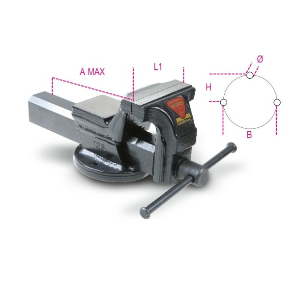 etaux - etau-parallele-detabli-1 - 1599F - beta-tools - Tinsal - Algérie