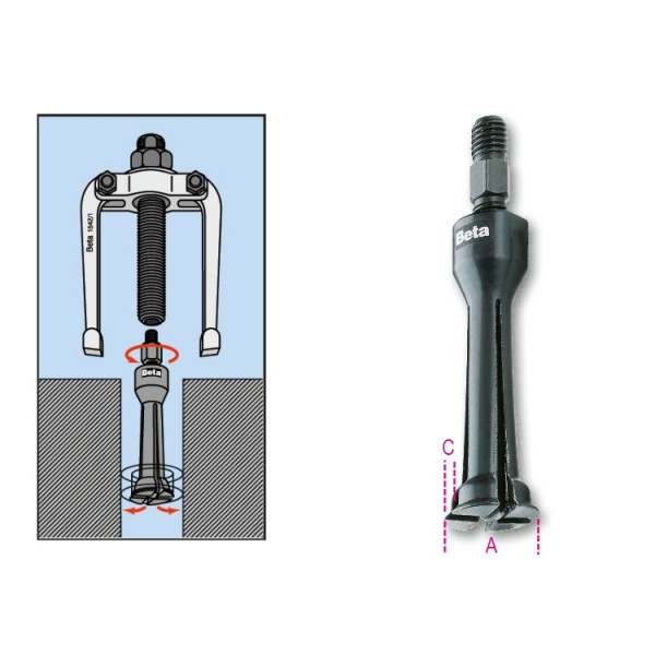 extracteur-hydraulique-et-mecanique - extracteur-a-pince-a-prise-interieure - 1544/... - beta-tools - Tinsal - Algérie