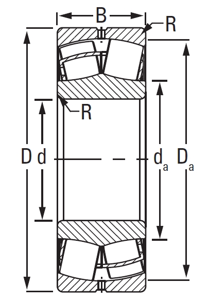 roulements - roulements-a-rouleaux-spheriques-cage-en-acier - 21310EJW33 - timken - Tinsal - Algérie
