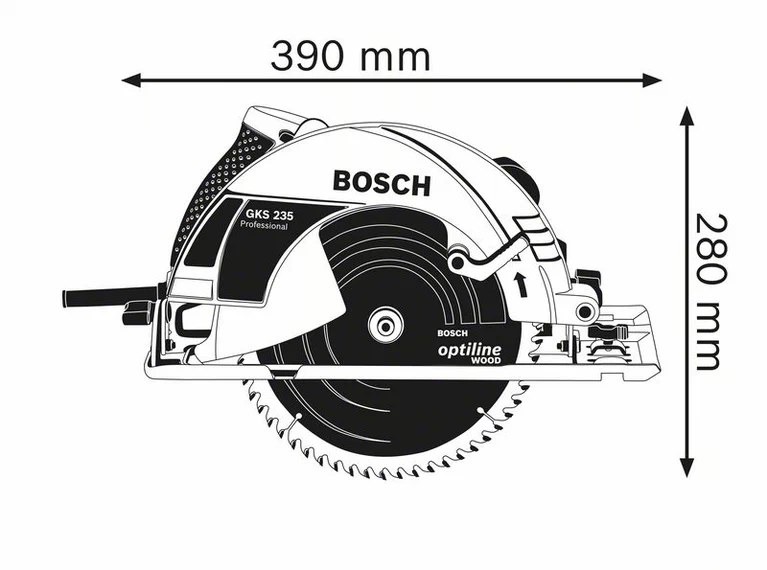 scies-filaires - scie-circulaire-1 - GKS 235 - bosch-professional - Tinsal - Algérie