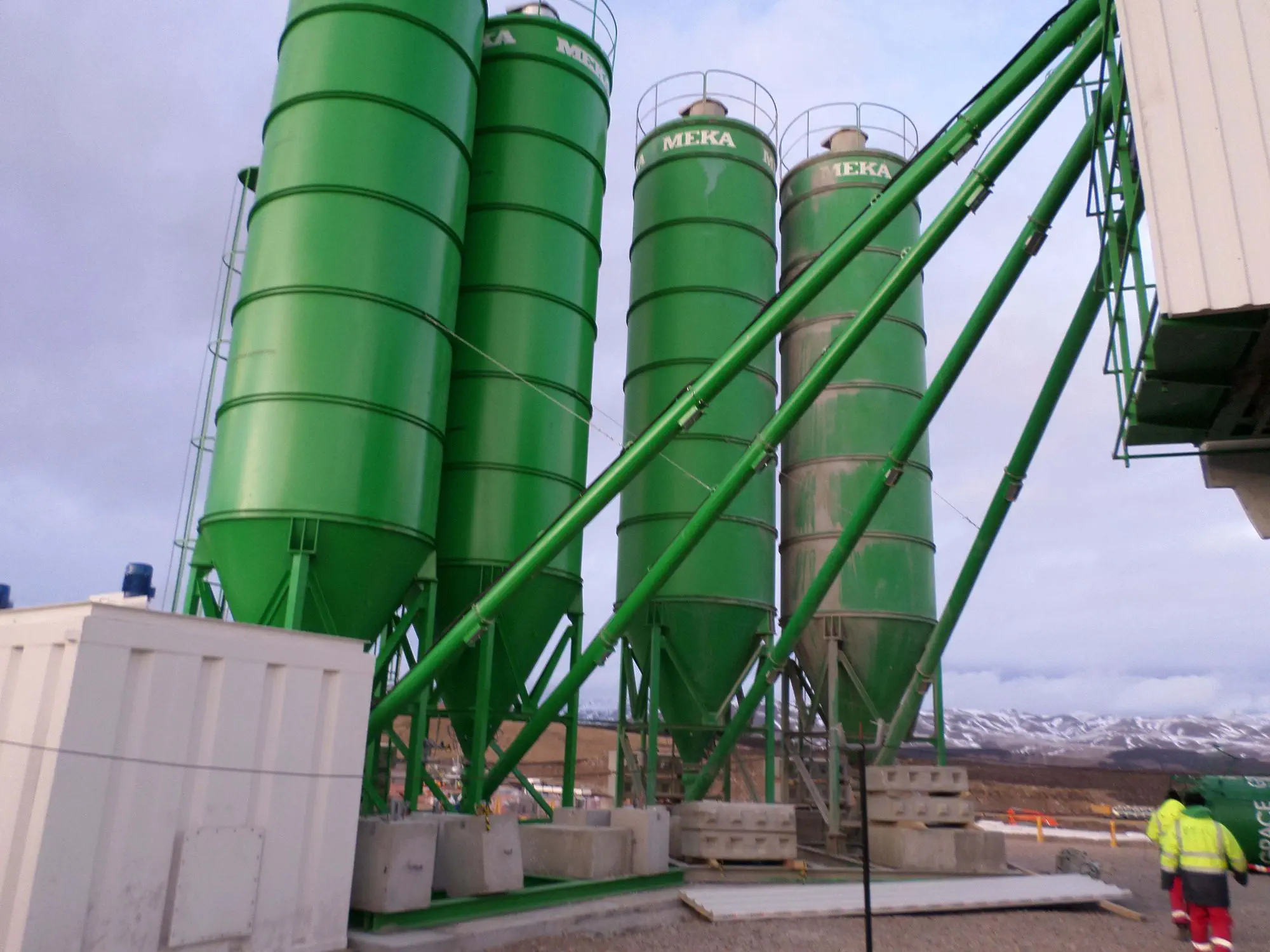 silos - silo-a-fond-conique-boulonne - silos - meka - Tinsal - Algérie