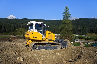 bulldozers - bulldozer-sur-chenilles - PR 716 Litronic - liebherr - Tinsal - Algérie