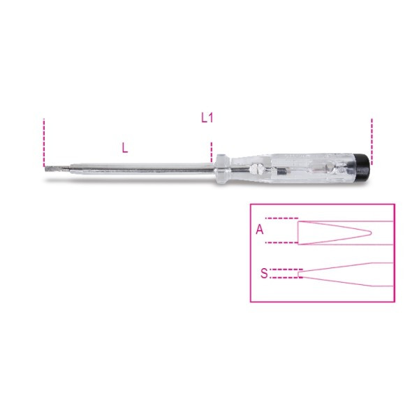 tournevis-detecteurs-de-tension - tournevis-detecteur-de-tension-150250v - 1253 - beta-tools - Tinsal - Algérie